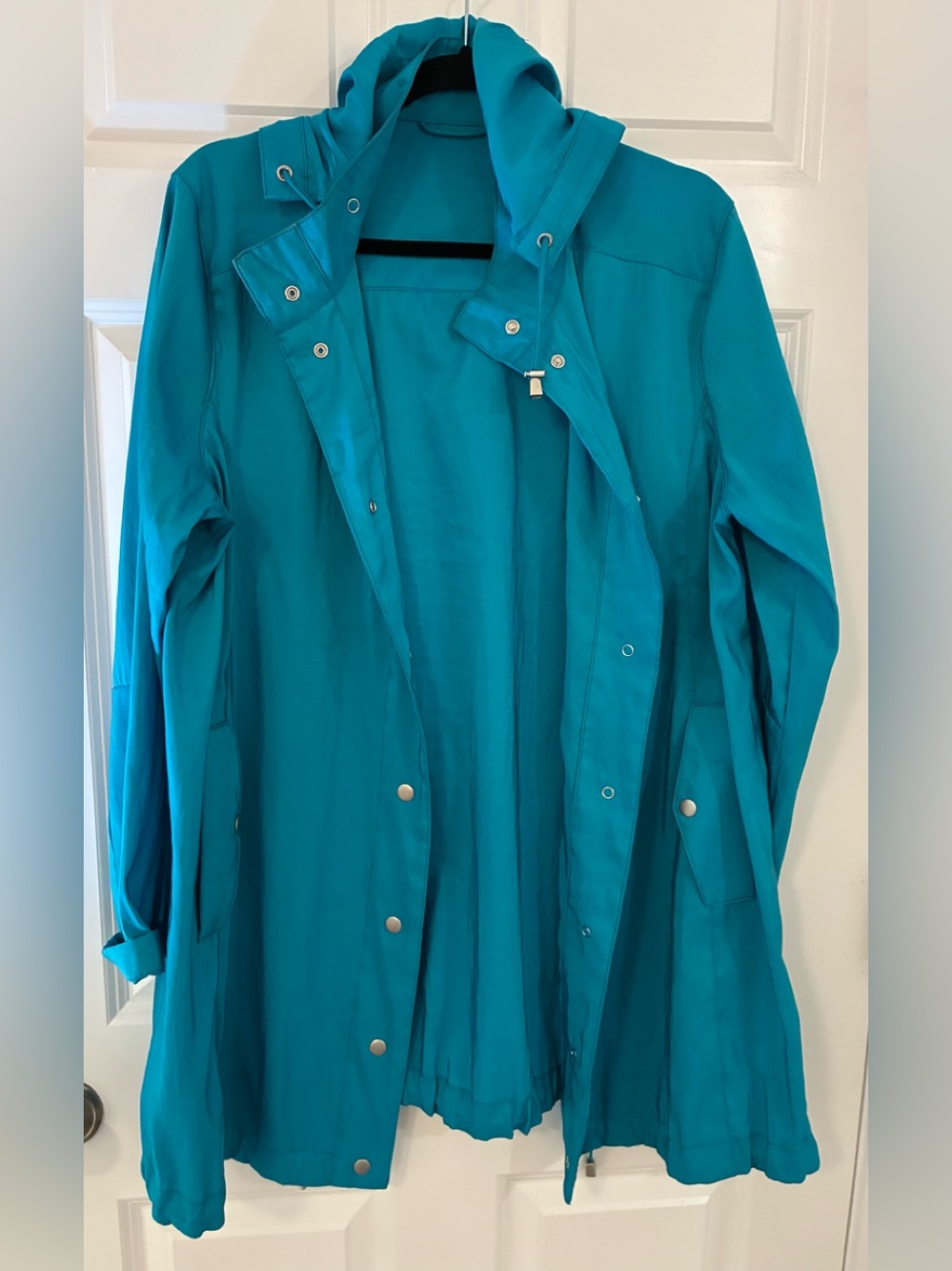 MycraPac rain coat Turquoise/Aqua raincoat jacket M/L
